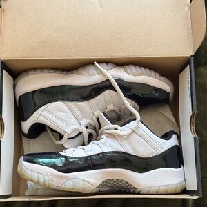 Jordan 11 retro low - Emerald and black